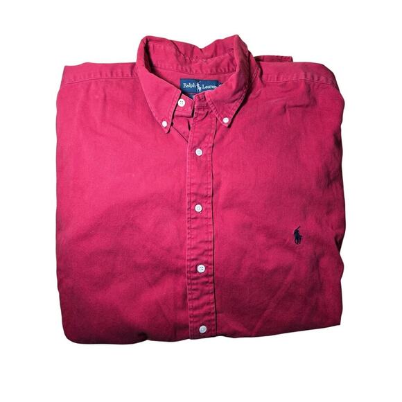 Lot of 3 Ralph Lauren Mens Long Sleeve Button Up Shirts Size 17 1/2, US XL - Picture 3 of 7